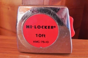 Vintage Hi-Locker 10 Feet Long Tape Measure Model KMC-75-10 - Picture 1 of 3