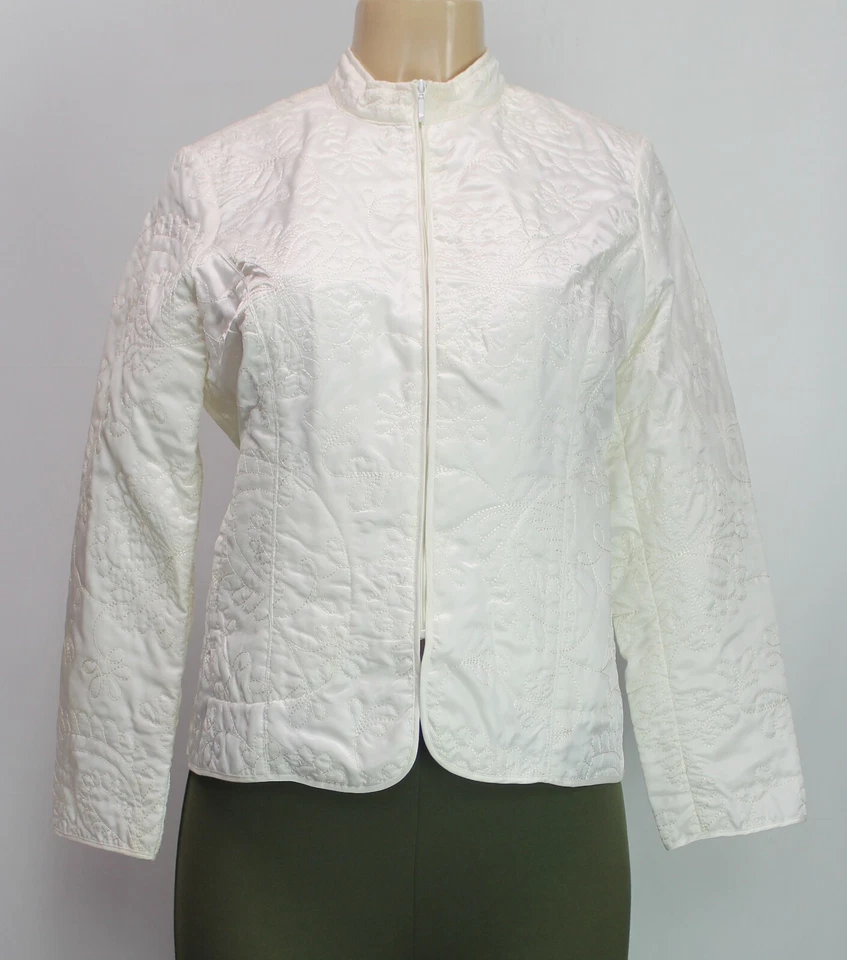 Ruby RD Women's Jacket Long Sleeve Ivory Petite Size 10P - Image 1 of 4