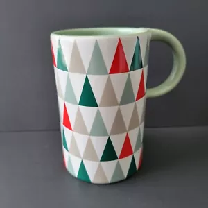Starbucks Christmas Tree Mug, 2017 Geometric Design 12 oz, Holiday Kitchen decor - Picture 1 of 8