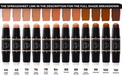 Max Factor Facefinity All day Matte Pan Stick - All Shades  Foundation NEW - Image 1 of 2