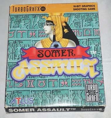 Somer Assault (Turbo Grafx 16 tg16) Complete in Box CIB Turbografx  - Image 1 of 4