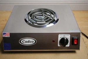 NEW CADCO CSR-1T Hot Plate, Single Burner, Tubular Element 11U508 120V Stainless - Picture 1 of 9
