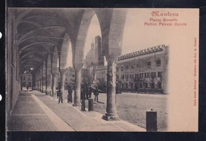 Cartolina Mantova Piazza Sordello Portico Palazzo Ducale CH36 - Picture 1 of 1