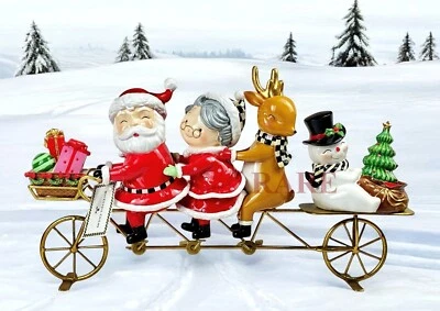 Mackenzie Childs Courtly Check Granny Kitsch Santa & Company New No Box - Image 1 of 4