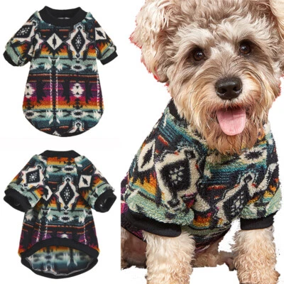 Small Dog Coat Puppy Knitted Sweater Thermal Jumper Pet Clothes Winter Warm 🎀 - Image 1 of 4