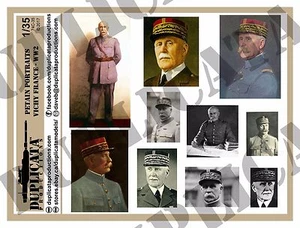 Diorama/Model Accessory - 1/35 Vichy France Petain Portraits - WW2 - Picture 1 of 3