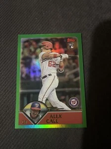 2023 Topps Archives Baseball Alex Call RC Green Foil /99 Nationals - Picture 1 of 2