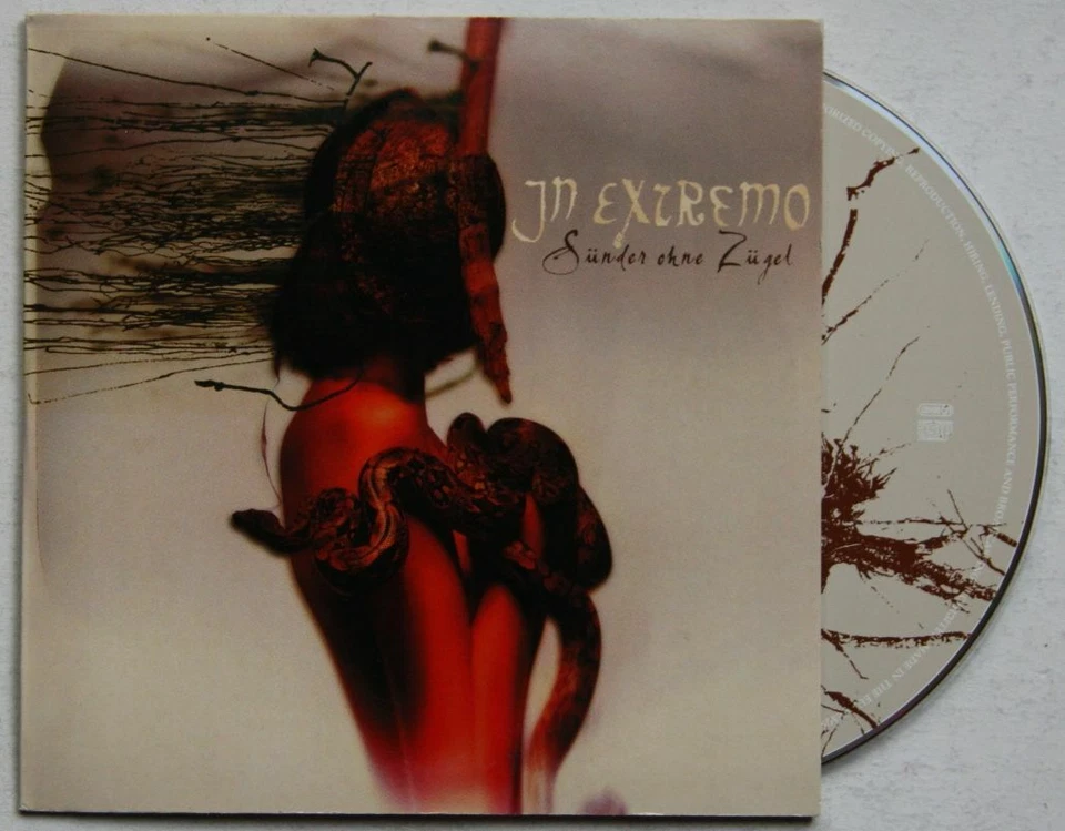 In Extremo Sünder Ohne Zügel Rare Adv Cardcover CD 2001 Folk Indie - Bild 1 von 1