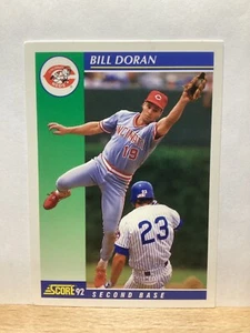 Score 1992 Baseball Card: Bill Doran, Cincinnati Reds - Card #77 - Imagen 1 de 2