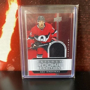 2019-20 Upper Deck Trilogy Rookie Renditions MAX VERONNEAU Jersey Patch Senators - Picture 1 of 1