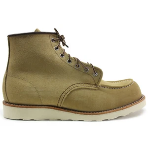 Red Wing Mens Boots Classic Moc Casual Lace Up Ankle Suede - Picture 1 of 5