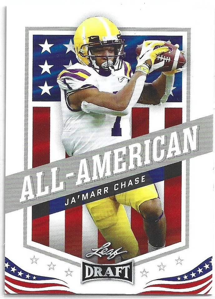 2021 Leaf Draft All-American Rookie Ja'Marr Chase #41 - Image 1 of 1