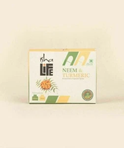 ISHA Neem e Curcuma in Polvere in Capsule Veg - Confezione Combo da 100 pz ciascuna FS - Foto 1 di 4