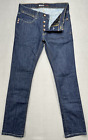 Krew Jeans Mens 30x30 Denim KSlim Button Fly Straight Skater Hip Hop Streetwear