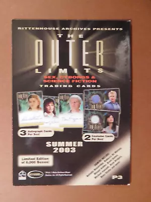 THE OUTER LIMITS Trading Card Number P3 Exclusive Promo - Image 1 of 2