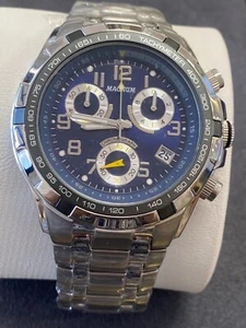 NEW Magnum Stainless Steel Quartz Analog Watch CASE SIZE 46.00 MM - Picture 1 of 9