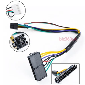 12" ATX PSU Power Adapter Cable 24-Pin to 6-Pin 18AWG for HP Compaq 6200 Pro MT - Picture 1 of 12