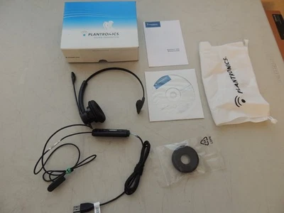 Plantronics Blackwire C610 USB Noise-Cancelling Black Headset - Image 1 of 4
