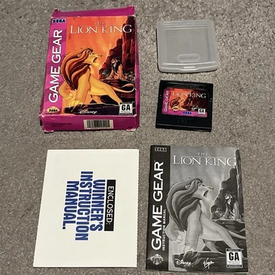 Disney's Lion King Sega Game Gear Complete CIB w/ Box Manual - Image 1 of 4