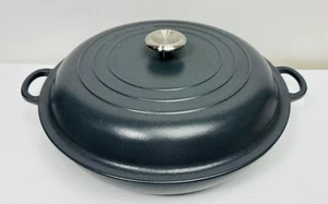 Forno Olandese Rotondo Firmato Le Creuset Grigio 32 Ghisa - Foto 1 di 16