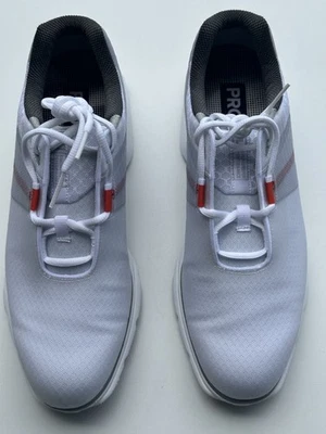 FootJoy Men's Pro|SL Sport Golf Shoes 53853 White/Orange 10 Medium Open Box - Image 1 of 4