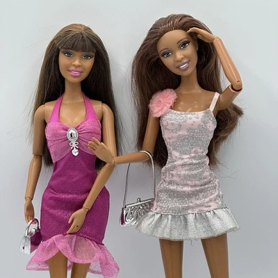 Barbie Fashionista Nikki Lote 2 Muñecas Afroamericanas Foto 1 de 4