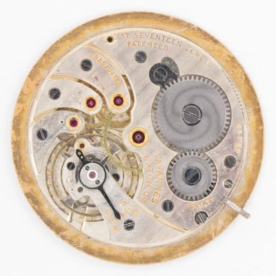 Tavannes 33.8 x 5.1 mm 17-Jewel Antique Pocket Watch Movement - Image 1 of 4