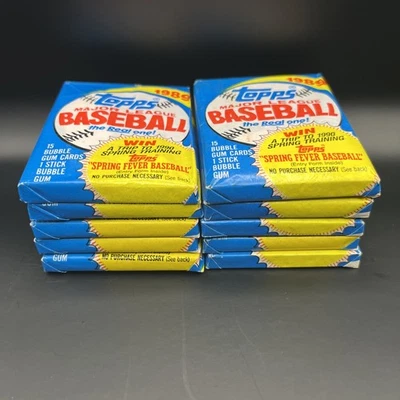 LOT OF 10 Unopened Sealed Wax Packs  1989 Topps Baseball Cards MLB - Image 1 of 2