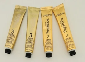 Lot Of 4 Tubes L'Oreal Paris Superior Preference #3 Shine Protect Conditioner - Picture 1 of 2