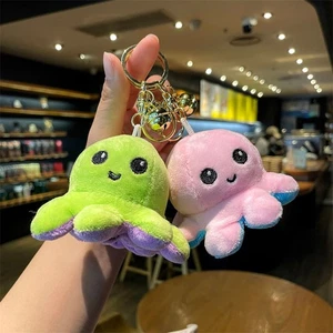 Octopus Cartoon Cute Plush Keychain_W - Picture 1 of 17