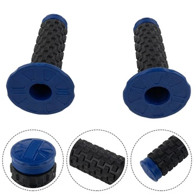 Handlebars Left Right 1 Pair Blue New For Dirt Bike Motorcycles Auto Accessories - Image 1 of 4