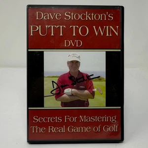 Dave Stockton's Putt to Win DVD Secrets for Mastering Real Game of Golf Signed - Bild 1 von 4