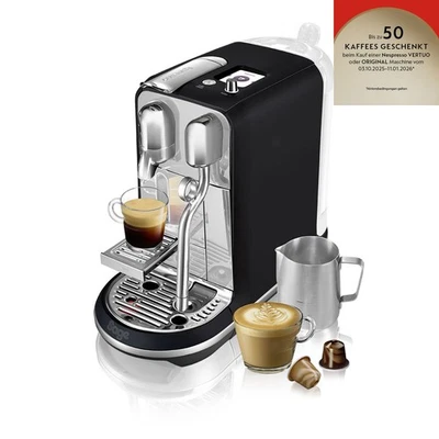 Sage the Creatista Plus SNE800BTR Trüffelschwarz Nespresso Kaffeemaschine - Bild 1 von 4