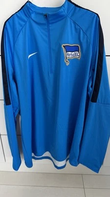 Nike Windbreaker Regenjacke , „Hertha BSC“ Blau atmungsaktiv XXL 54 56 ZIP Neu - Bild 1 von 4