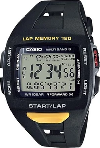 CASiO Collection STW-1000-1JH Solar Radio Men's Watch Black - Picture 1 of 2