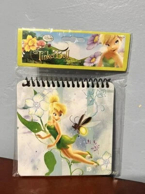 Disney Tinker Bell Fairies Mini Spiral Notebook 50 Sheets 2009 Peter Pan NEW NOS - Image 1 of 4