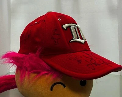 DETRIOT RED WINGS ALL SQUAD SIGNED ZEPHYR BRAND SIZE S NHL HOCKEY CAP - Image 1 of 4