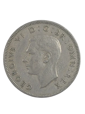 United Kingdom 2 Shillings Coin from 1950 International Currency SEE PICS - Image 1 of 4