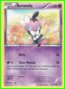 Carte Pokemon " SCRUTELLA " Poings Furieux XY PV 50 39/111 VF - Foto 1 di 1