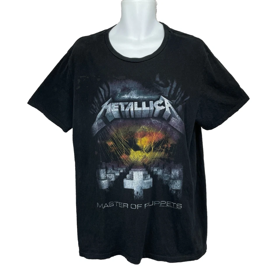 Metallica MASTER OF PUPPETS T-Shirt/ Men’s (L) Black Old Navy 100% Cotton METAL  - Image 1 of 3
