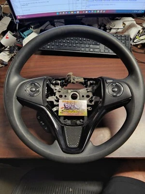 2015 - 2020 HONDA FIT HRV РУЛЕВОЕ КОЛЕСО С ПОДРУЛЕВЫМИ ПЕРЕКЛЮЧАТЕЛЯМИ 78501-T5A-N10ZA - Изображение 1 из 4