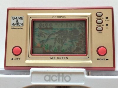 NINTENDO GAME AND & WATCH Octopus 1981 ver. Japan ver. Working | eBay