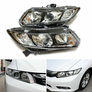 Conjunto de faros halógenos delanteros estilo fábrica para Honda Civic 2012-2015 - Imagen 1 de 6
