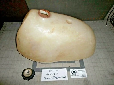 TANQUE DE COMBUSTIBLE UNIVERSAL WINDSOR USADO 1 CANTIDAD VINTAGE CARRERAS ABS ENVÍO GRATUITO Foto 1 de 4