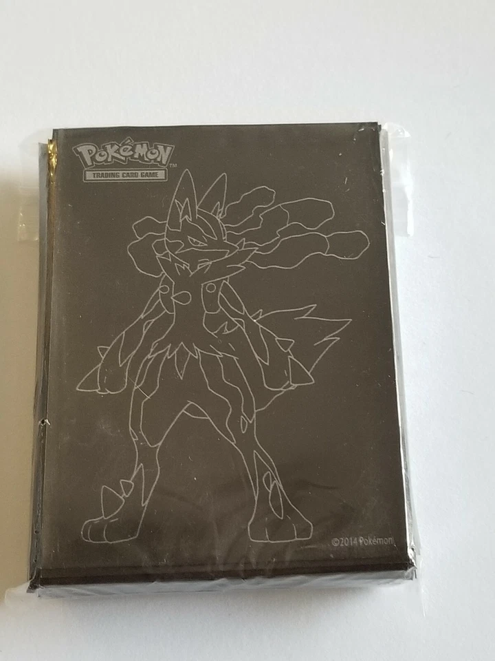 Mega Lucario Pokemon TCG XY Furious Fists Brown Pack 65 Card Deck Sleeves USED - Image 1 of 1