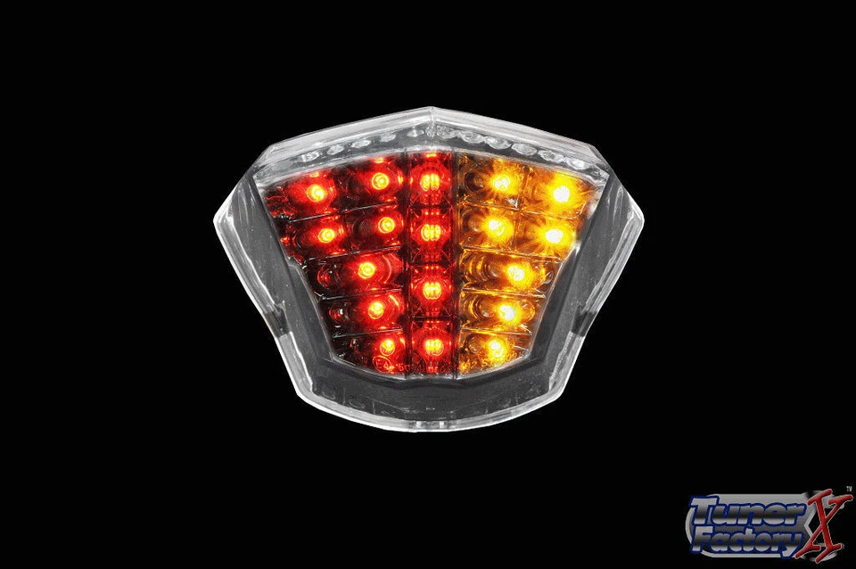 2009-2017 FIT Yamaha FZ6R FZ6-R Integrated Signal Ultra Bright Tail Light Combo - Image 1 of 4