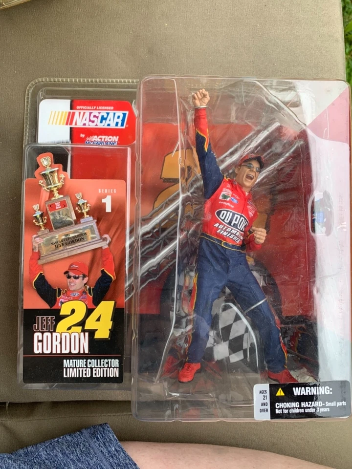 NUEVA FIGURA NASCAR ACTION MCFARLANE EDICIÓN LIMITADA JEFF GORDON #24 SERIE 1 Foto 1 de 1