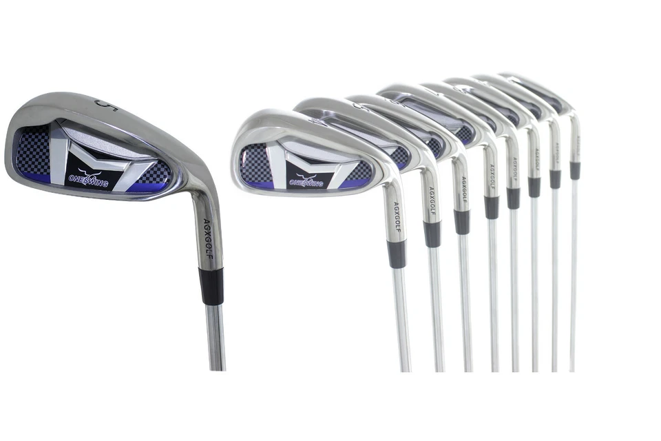 AGXGOLF MEN'S SENIOR FLEX SAME LENGTH 5-PW GRAPHITE IRON SET; CHOOSE LENGTH USA - Image 1 of 4