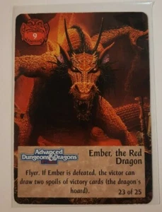 TSR Spellfire CCG 1st Ed. EMBER, THE RED DRAGON Rare Chase Card #23/25 AD&D - Picture 1 of 1
