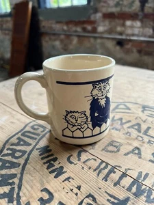 Vintage 1979 Cats Cup Mug Janet Nottingham Boston Warehouse Made In England - Picture 1 of 7